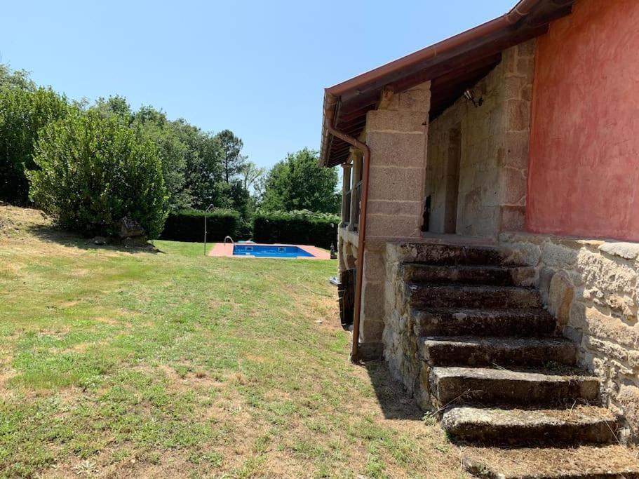 Casa De Campo Con Piscina, Entera O Por Habitaciones Amoeiro Kültér fotó